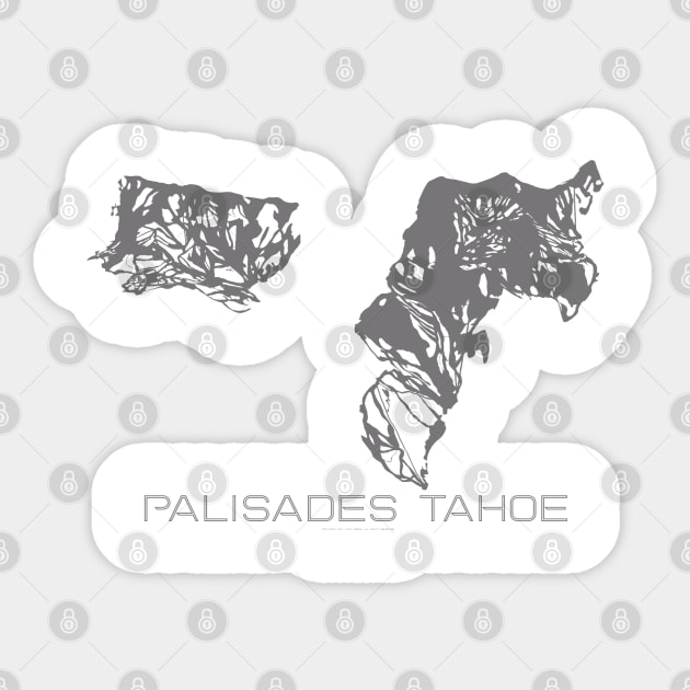 Palisades Tahoe Resort 3D Sticker by Mapsynergy